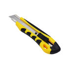 자동 철회 가능한 칼, 공구 칼, 18mm ABS+TPR 자동 자물쇠 공용품 칼의 실용적인 잎 칼